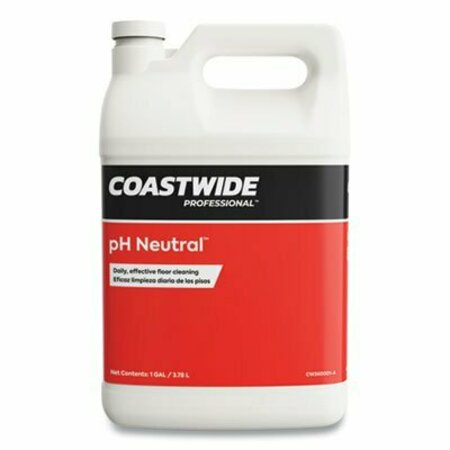 COASTWIDE PH NEUTRAL DAILY FLOOR CLEANER CONCENTRATE, STRAWBERRY SCENT, 1 GAL BOTTLE, 4PK 919529